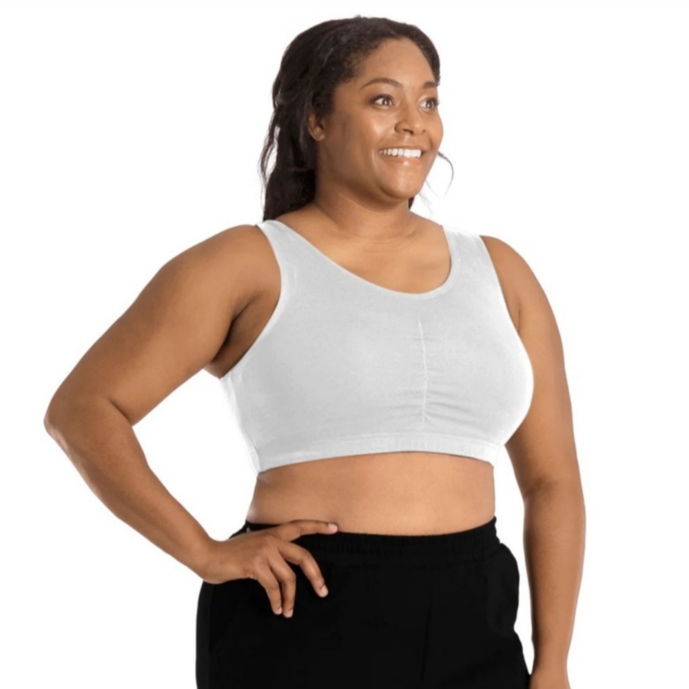 Juno Active Soft Sports Control Bra Top Size 2x Euc